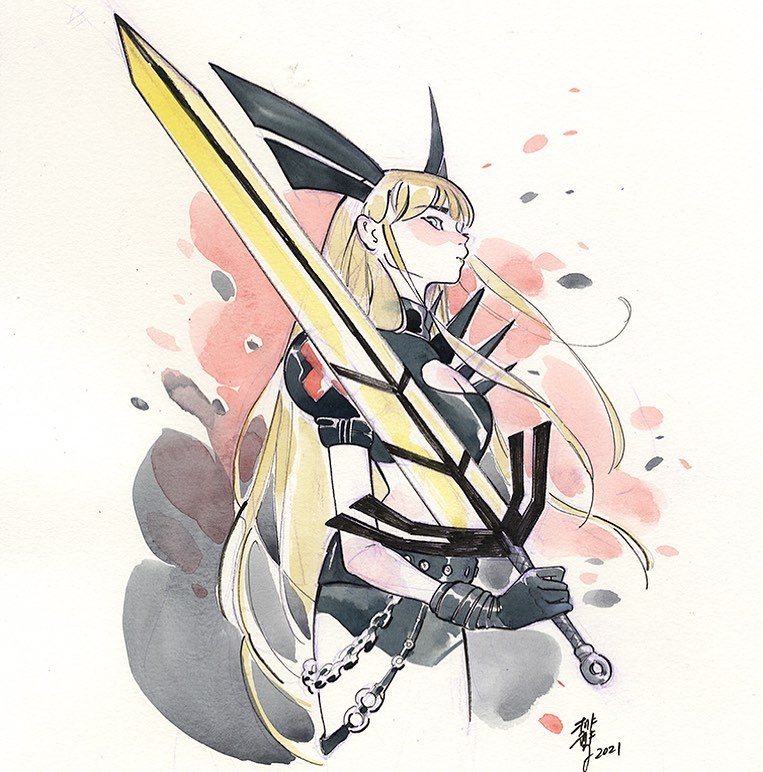 Here's another Magik! #peachmomoko #桃桃子 #watercolor @marvel