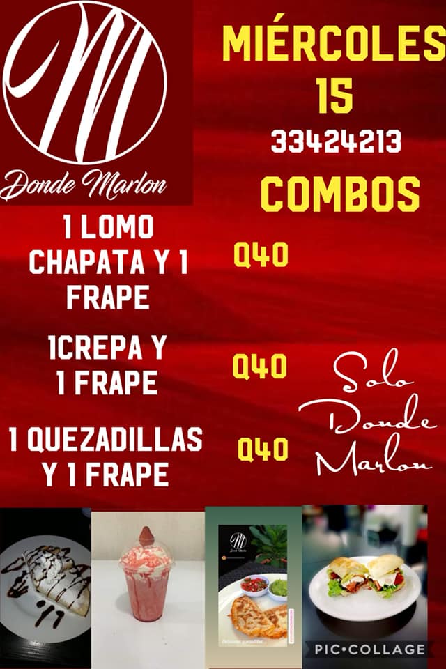 Donde Marlon - Los Mejores Combos para tu Almuerzo, Reta,... | Facebook