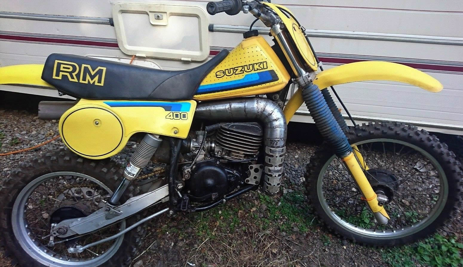 1979 Suzuki RM400 - (check out those Fox Shocks!) - just the job