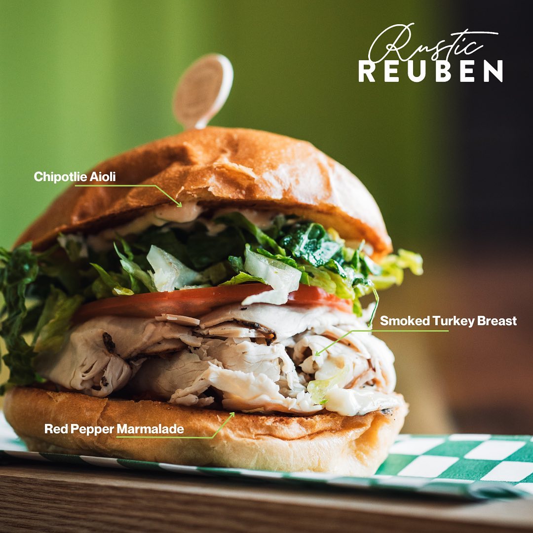 Rustic Reuben - A sandwich made for all the turkey lovers...