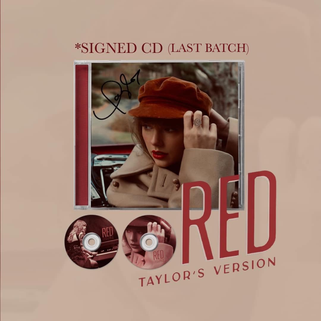 RED (Taylor's Version) - サイン入り Pre-order signed Red (Taylor's Version) CDs to add to your