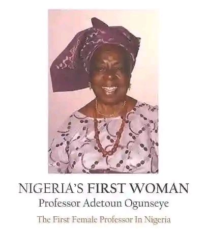 Alonge - MEET THE FIRST FEMALE PROFESSOR IN NIGERIA Professor Felicia ...