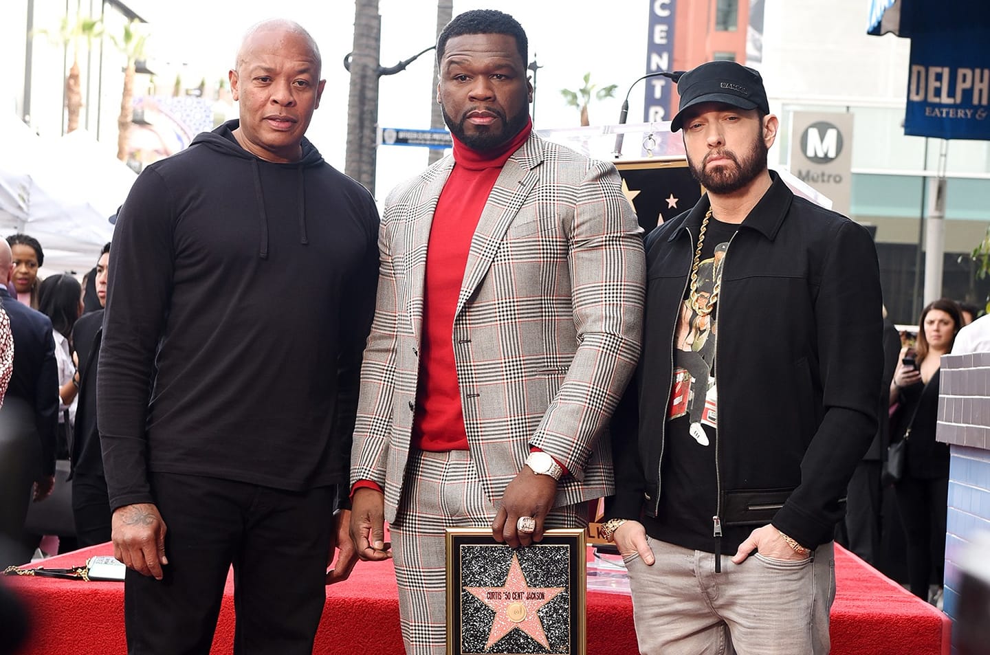 EMINEM, 50 Cent e Dr. Dre