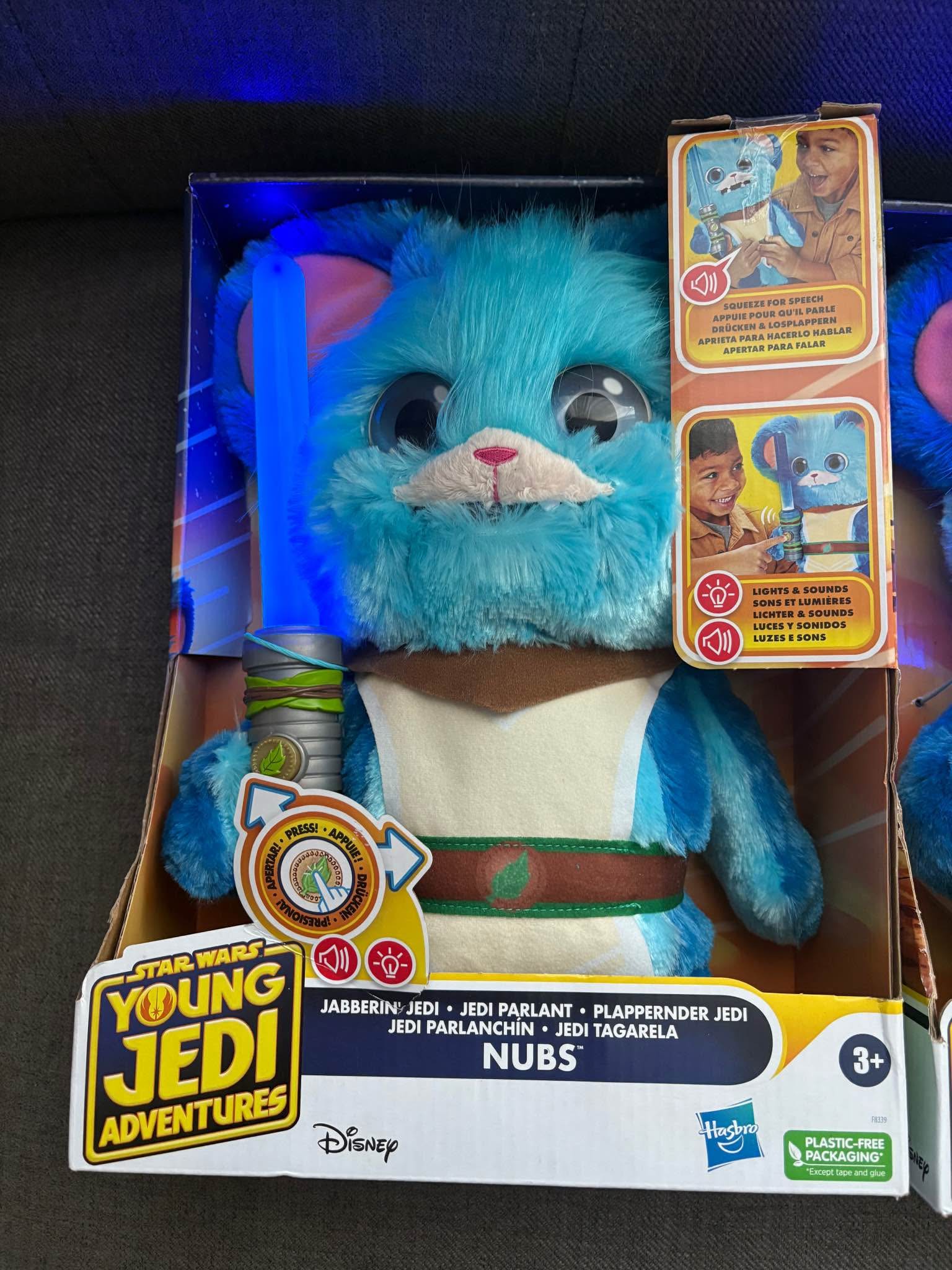 Star Wars Young Jedi Adventures Jabberin' Jedi Nubs Electronic Plush Toy With Lights & Sounds