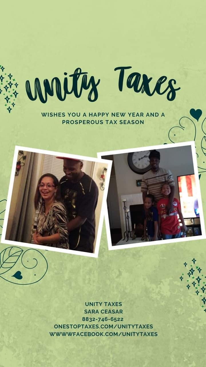 Unity Taxes w/One Stop Taxes | Houston TX