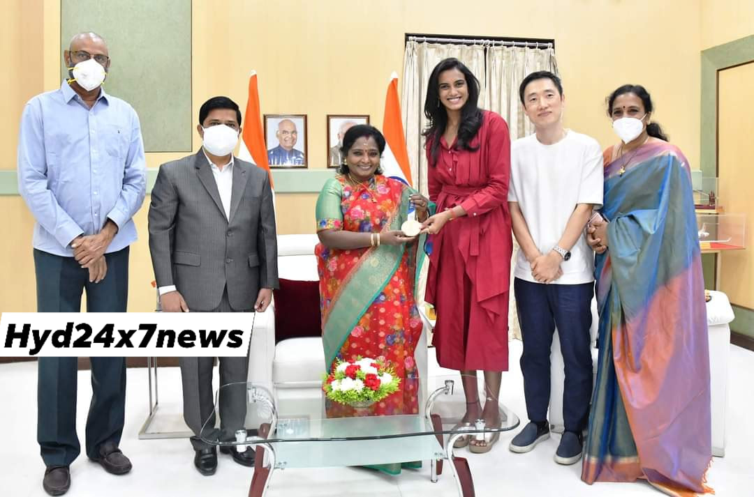 Hyderabad - Tokyo Olympics-2020 Bronze Medal winner and badminton ...