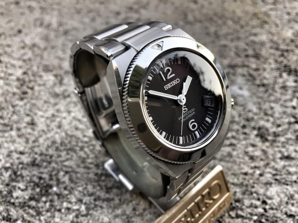 SEIKO SUS PERPETUAL CALENDAR JDM 8F32-0210