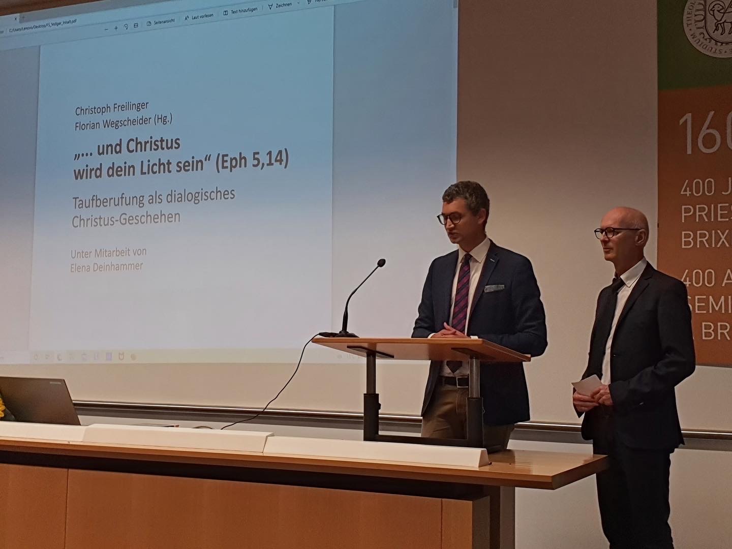 Institut für Liturgiewissenschaft und Sakramententheologie - v.r.n.l ...
