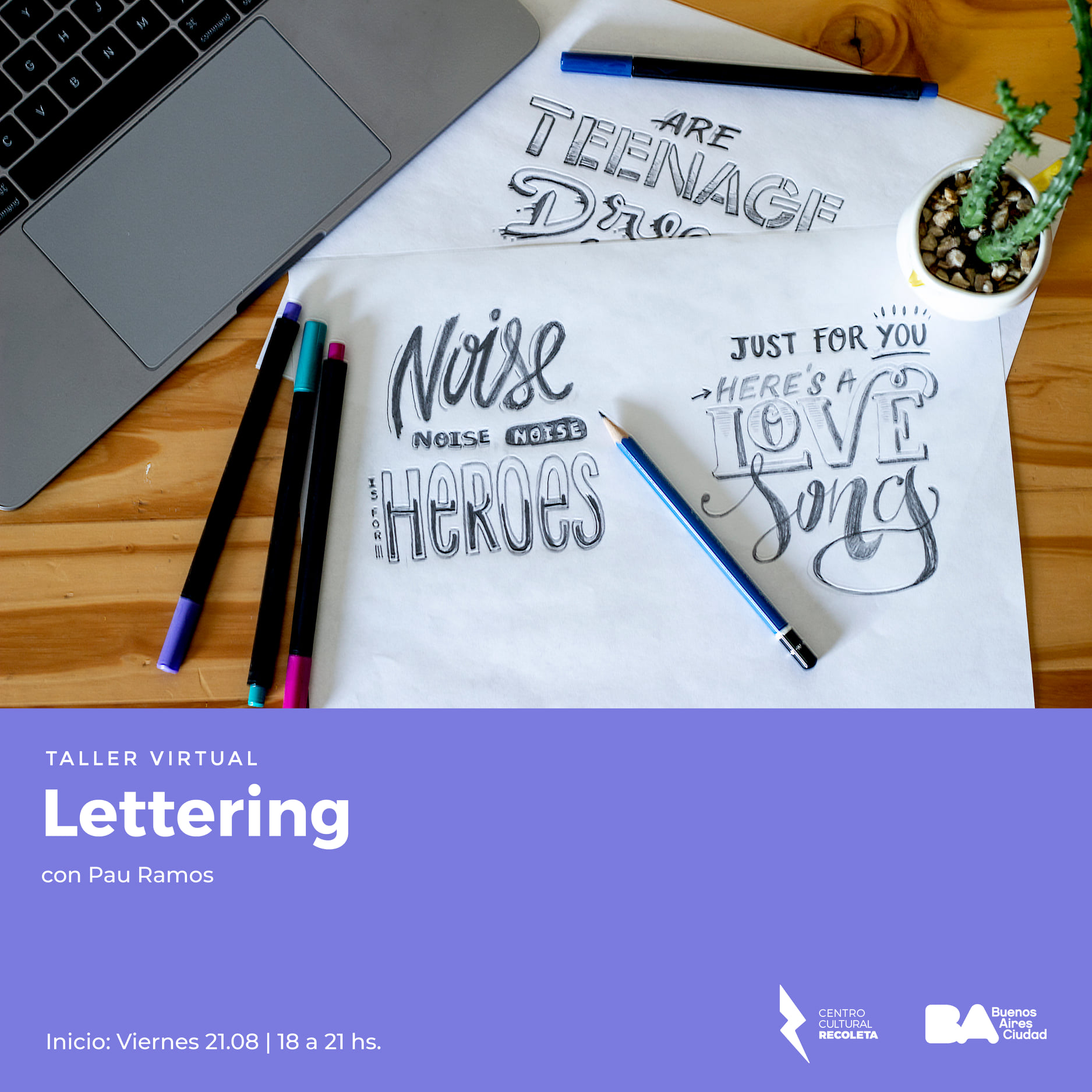 🌟 Taller de Lettering virtual,... - Pau Ramos Ilustración | Facebook