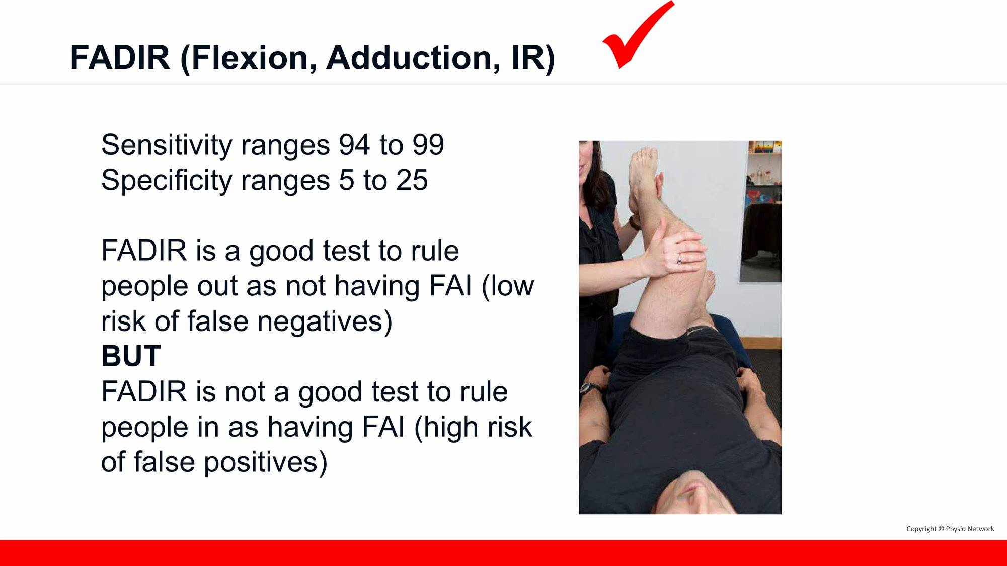 Special tests for FAI syndrome!... - Rethinking Physiotherapy