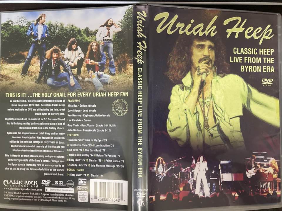 1973年春に初来日したUriah Heepの武道館コンサートに行きました