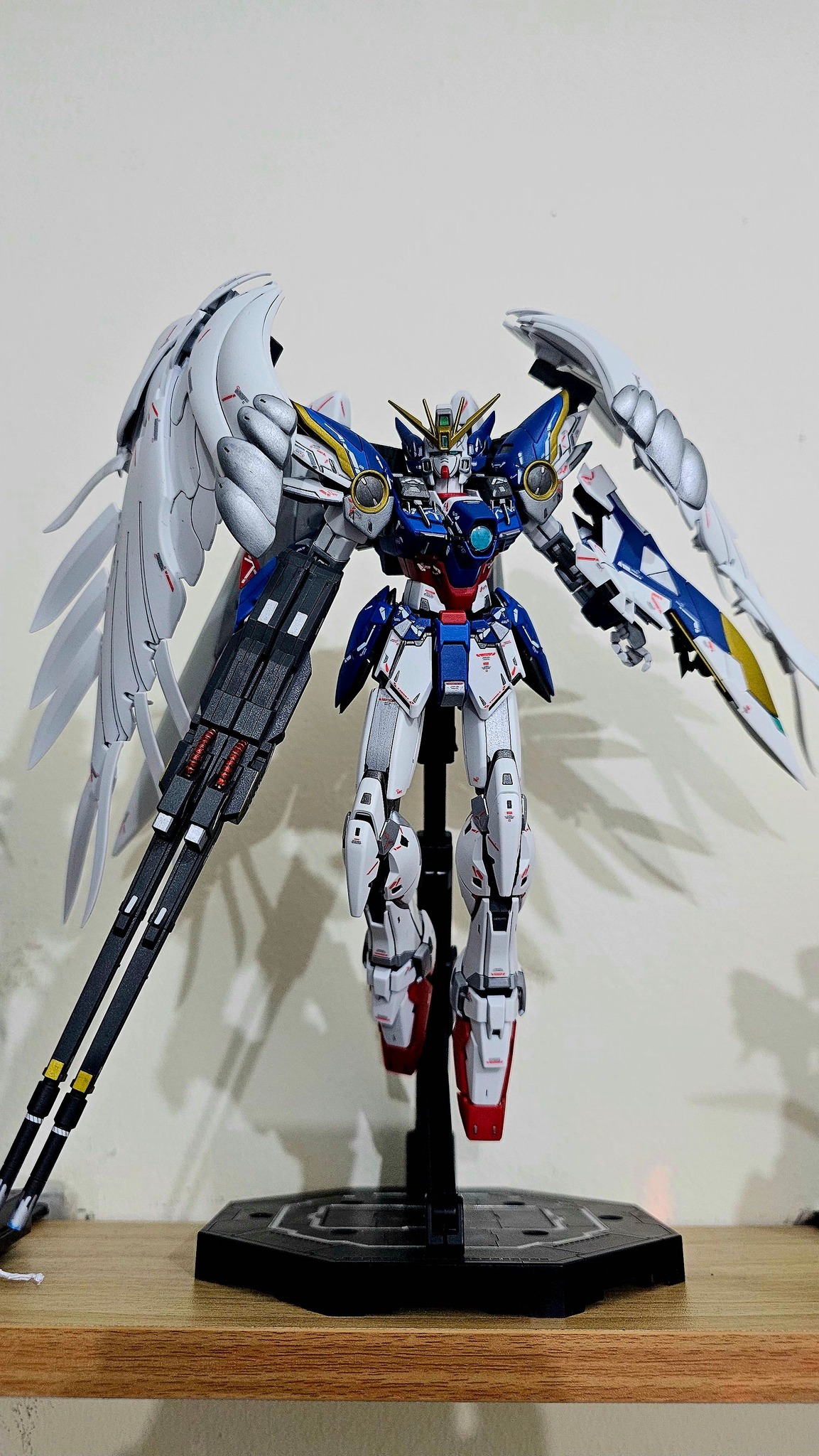 MG 1/100 Gundam Zero Custom Model Kit - With Clear Parts, Snap-Fit, Bandai Japan Import