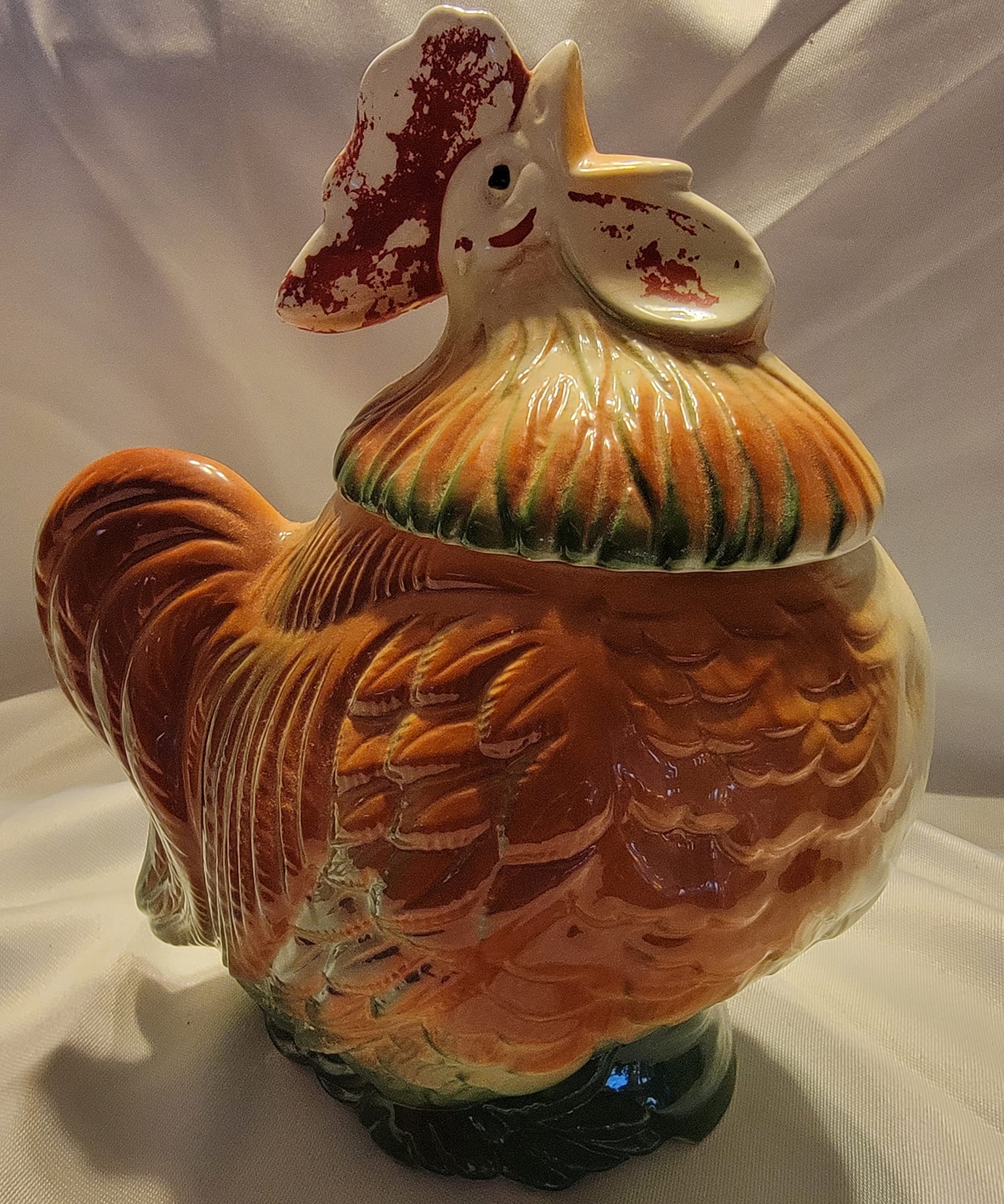 Vintage Rooster Cookie Jar