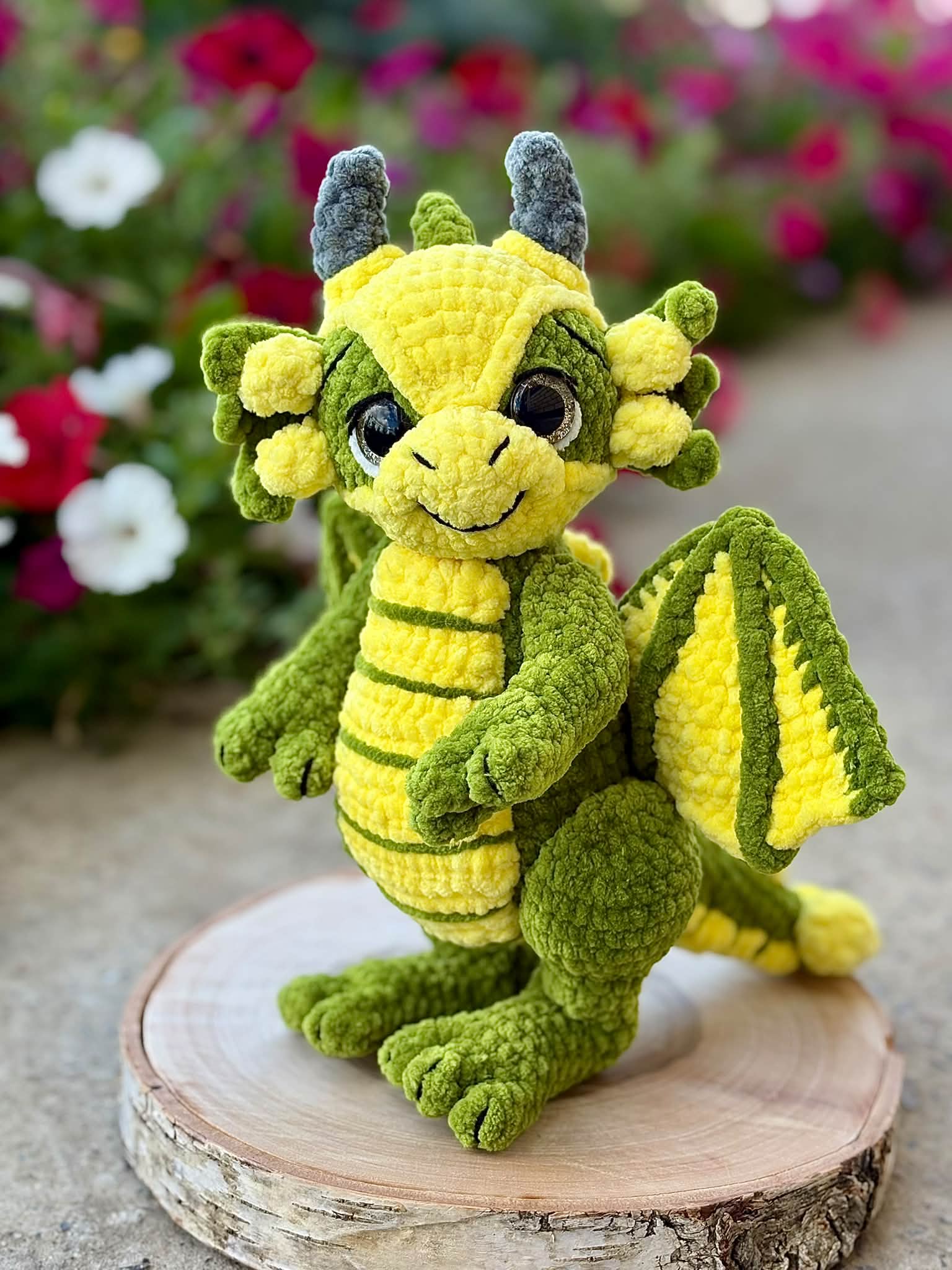Crocheted Drake Dragon