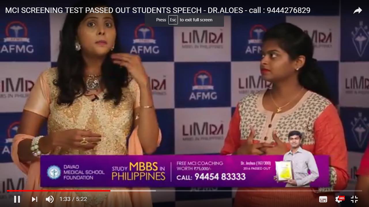 Limra-Afmg - #FMGE Screening Test Pass out students | Facebook