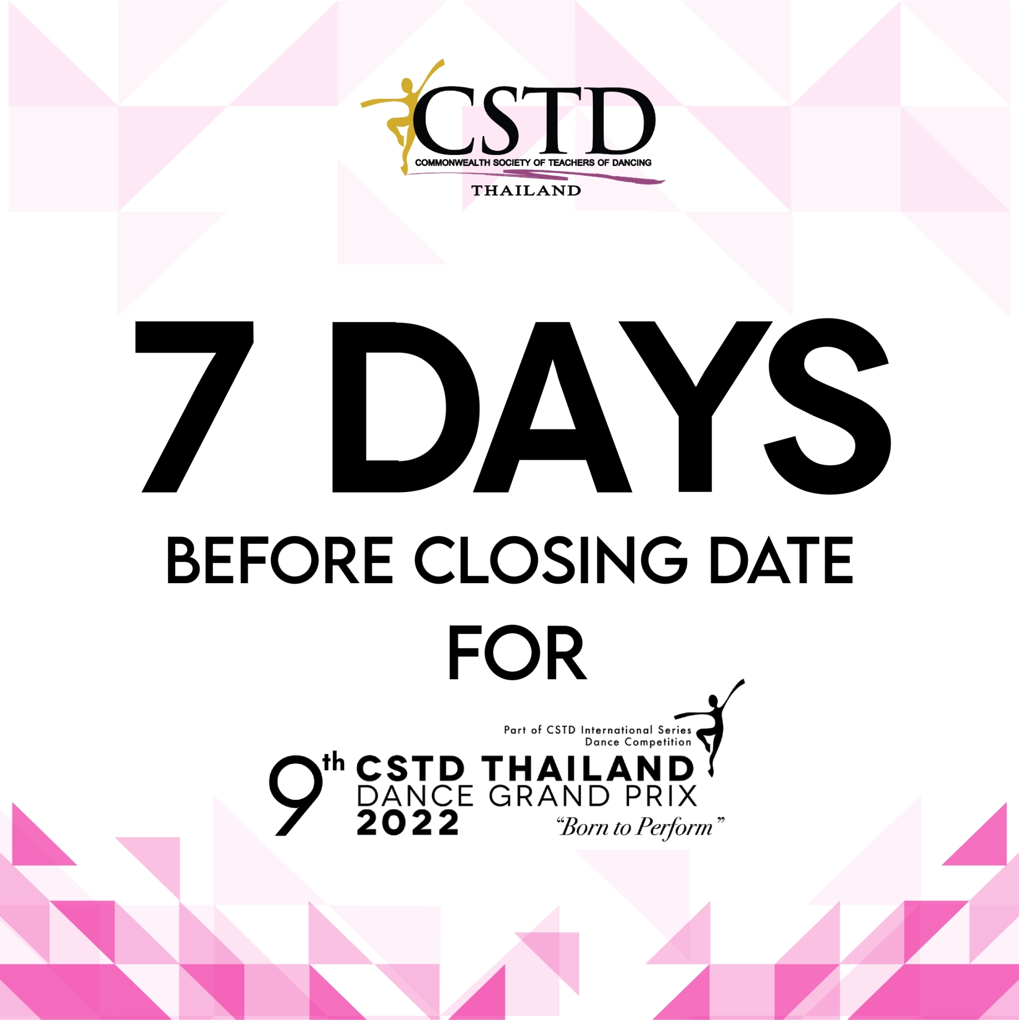 CSTD Thailand - 💥7 วันสุดท้าย ใกล้ปิดการรับสมัครแล้วนะคะ... | Facebook