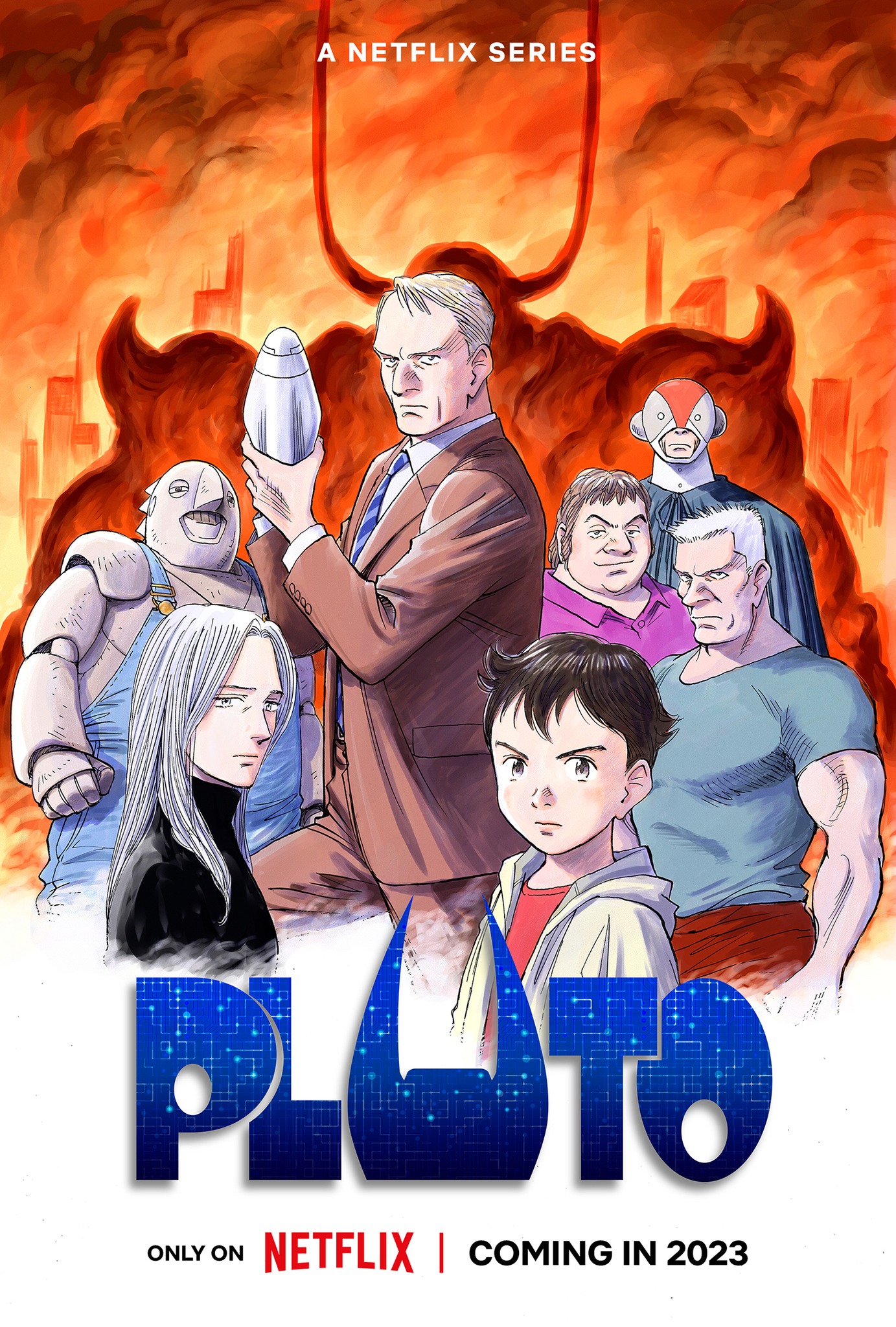 PLUTO×weber greatest robot on earth Pluto, based on Astro Boy 