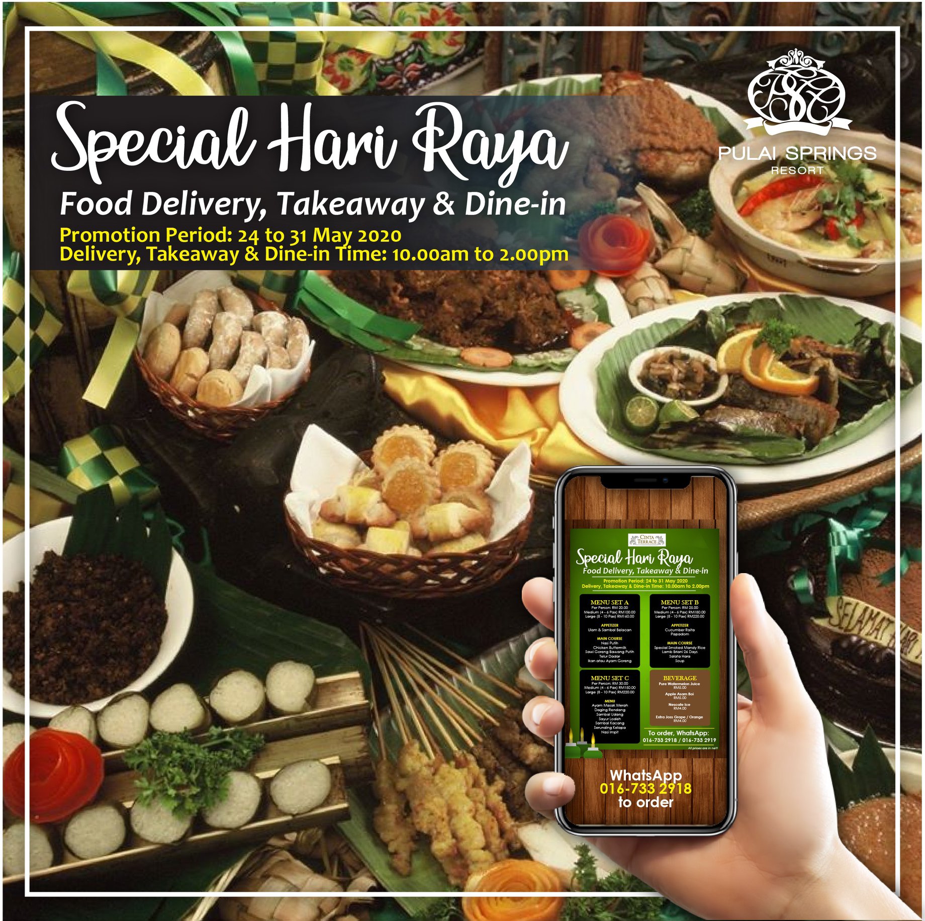 Pulai - HARI RAYA PROMO: Special Hari Raya Food Delivery, Takeaway ...