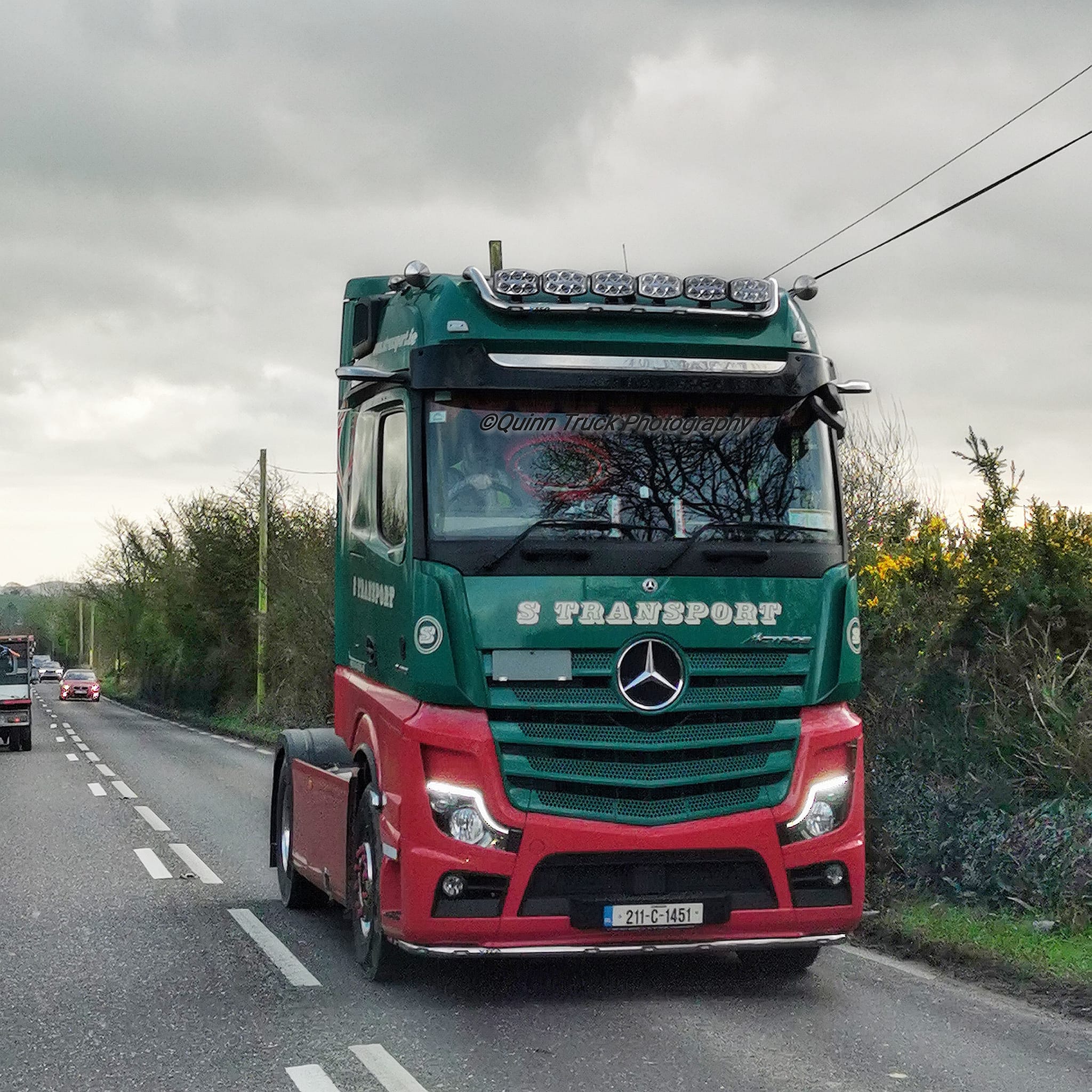 S Transport Mercedes Actros 2453... - Quinn Truck Photography