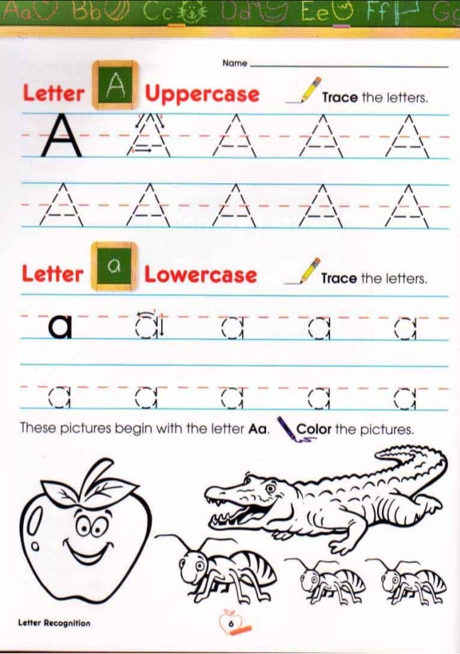 Cognitivus - Letter A and B letter recognition activities....