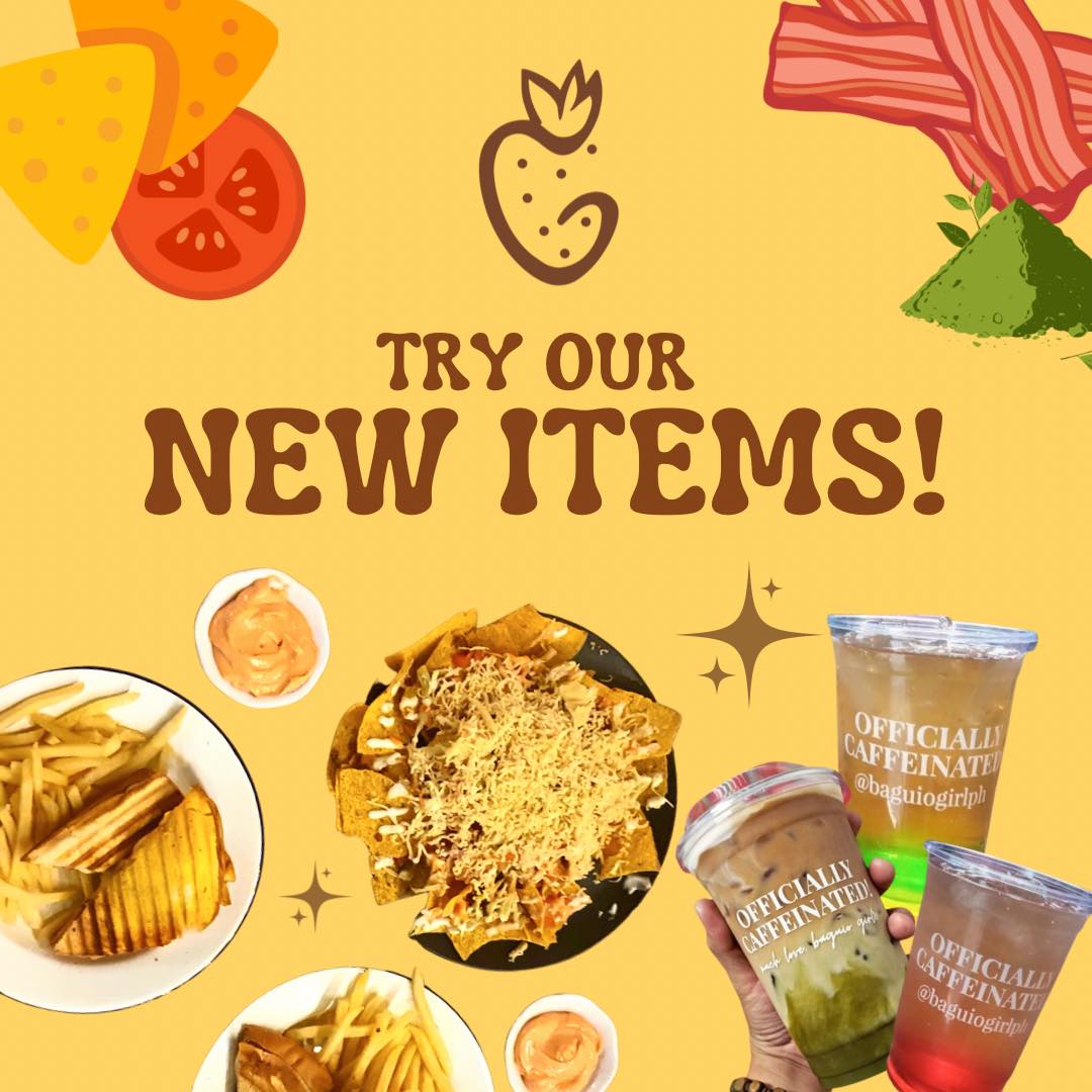 NEW ITEMS ON THE MENU!!🤤 ️ We are... - Baguio Girl Coffee