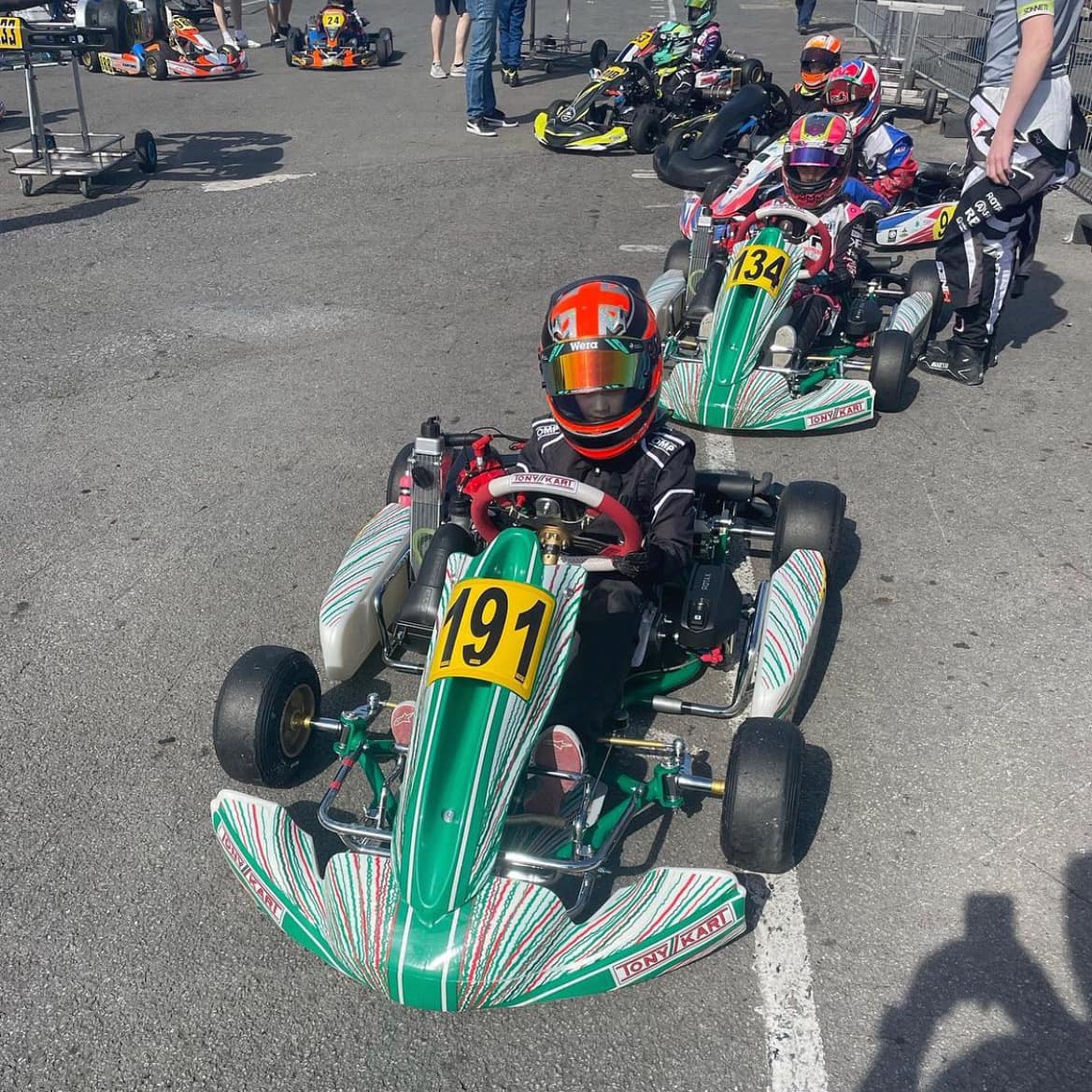 SFR - It’s RACE DAY! And we are starting today with a front row lockout ...