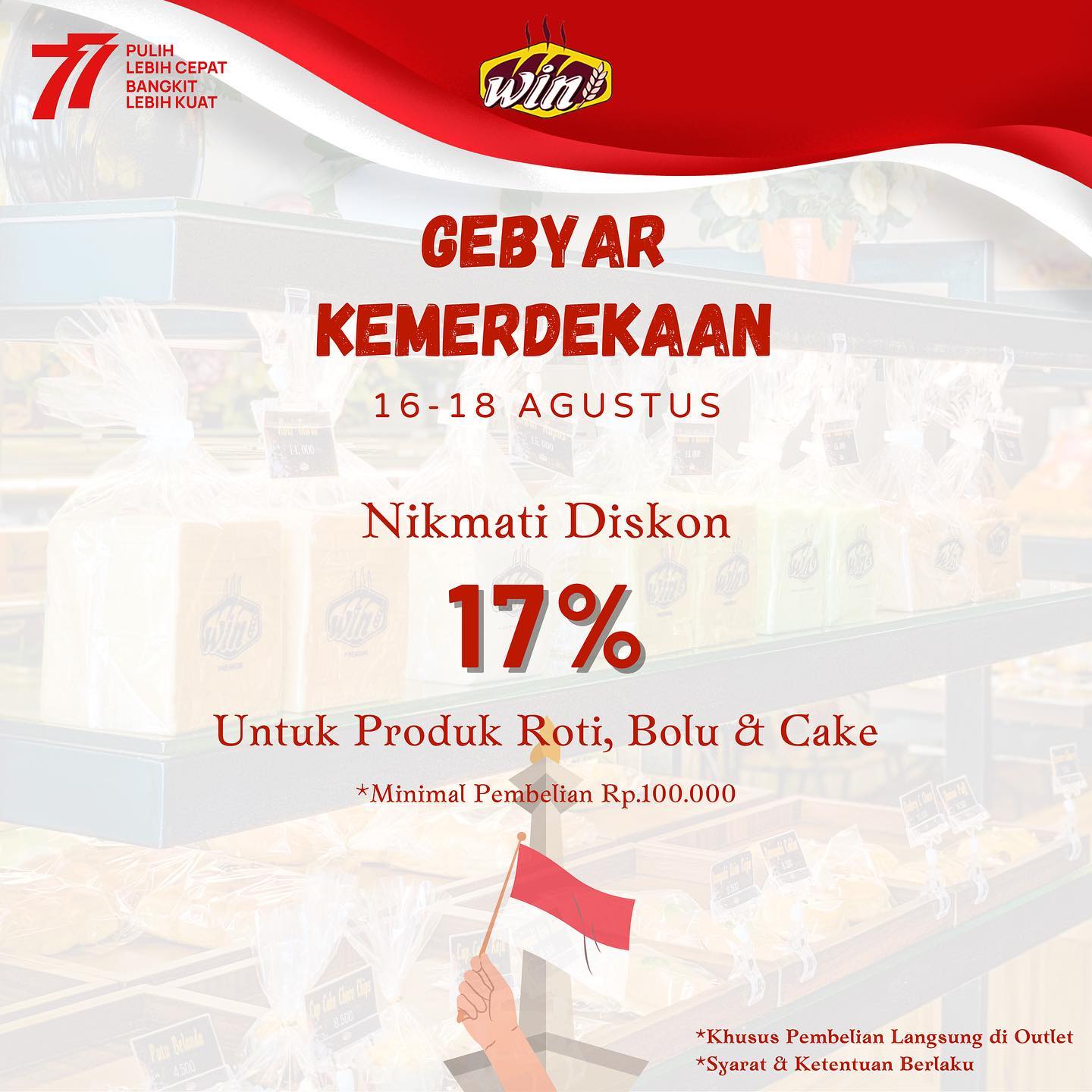 Roti Win - Hai Winners 🙋🏻‍♀️ Untuk menyambut Hari... | Facebook