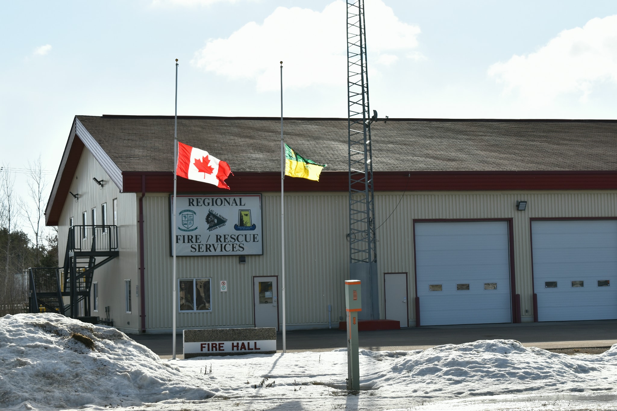 La Ronge - La Ronge Regional Fire Department has lowered...