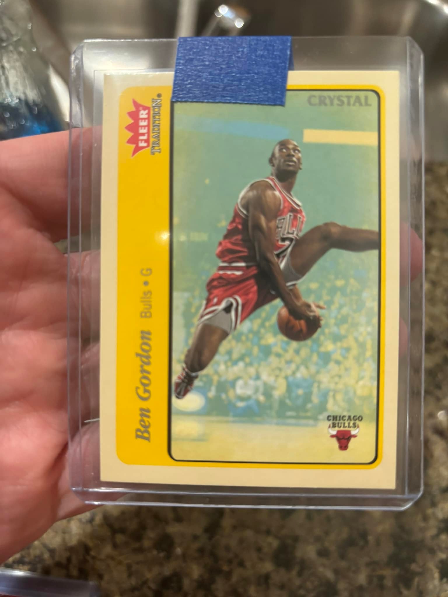 Fleer Tradition 2004-05 card confusion. Is it a Crystal Parallel /75?