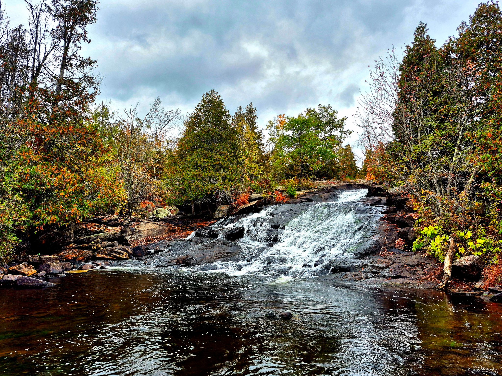 High Falls on Eel Creek, Kawartha, Ontario Canada ?? October 2025