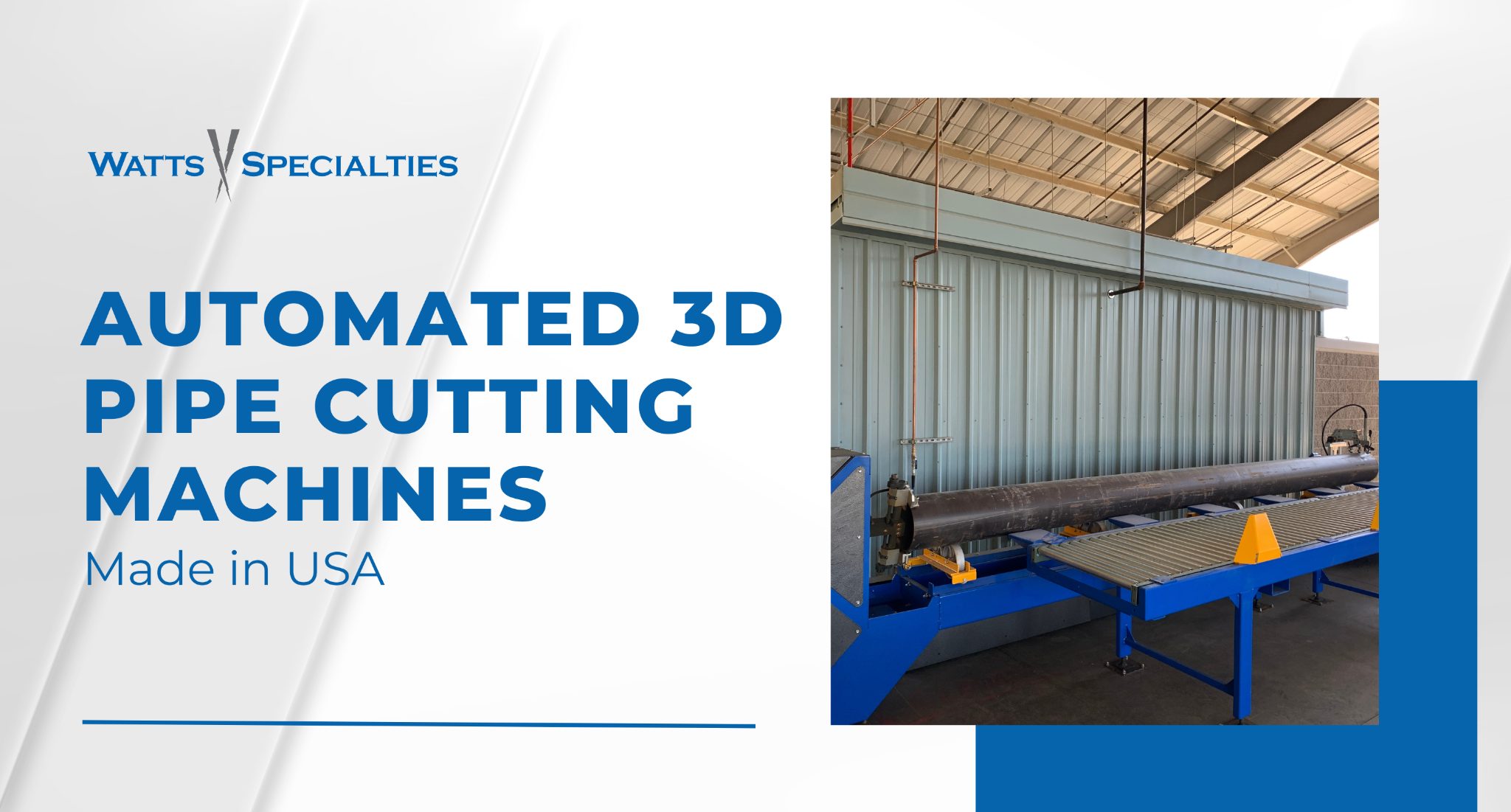 Watts Pipe Cutting Machine