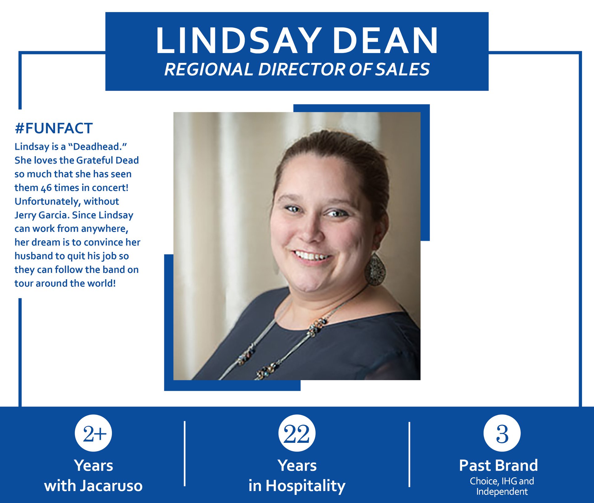 Today we feature Lindsay Dean! We... - Jacaruso Enterprises | Facebook