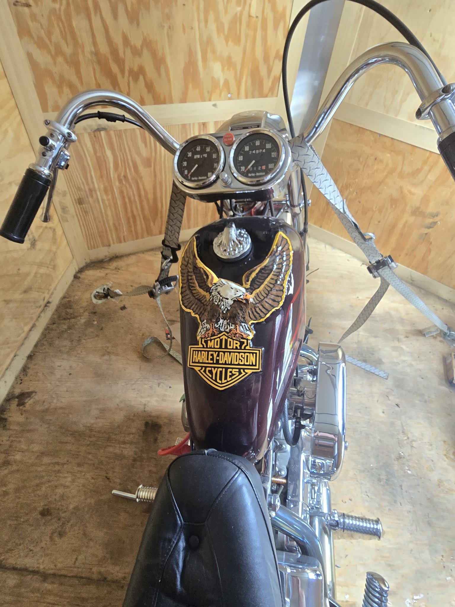 What is this Harley-Davidson eagle logo tank?