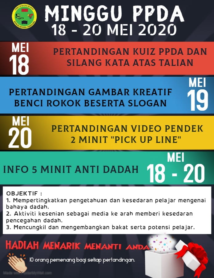 Minggu Anti Dadah Segra Versi Pkp Smk Gudang Rasau Segra Facebook