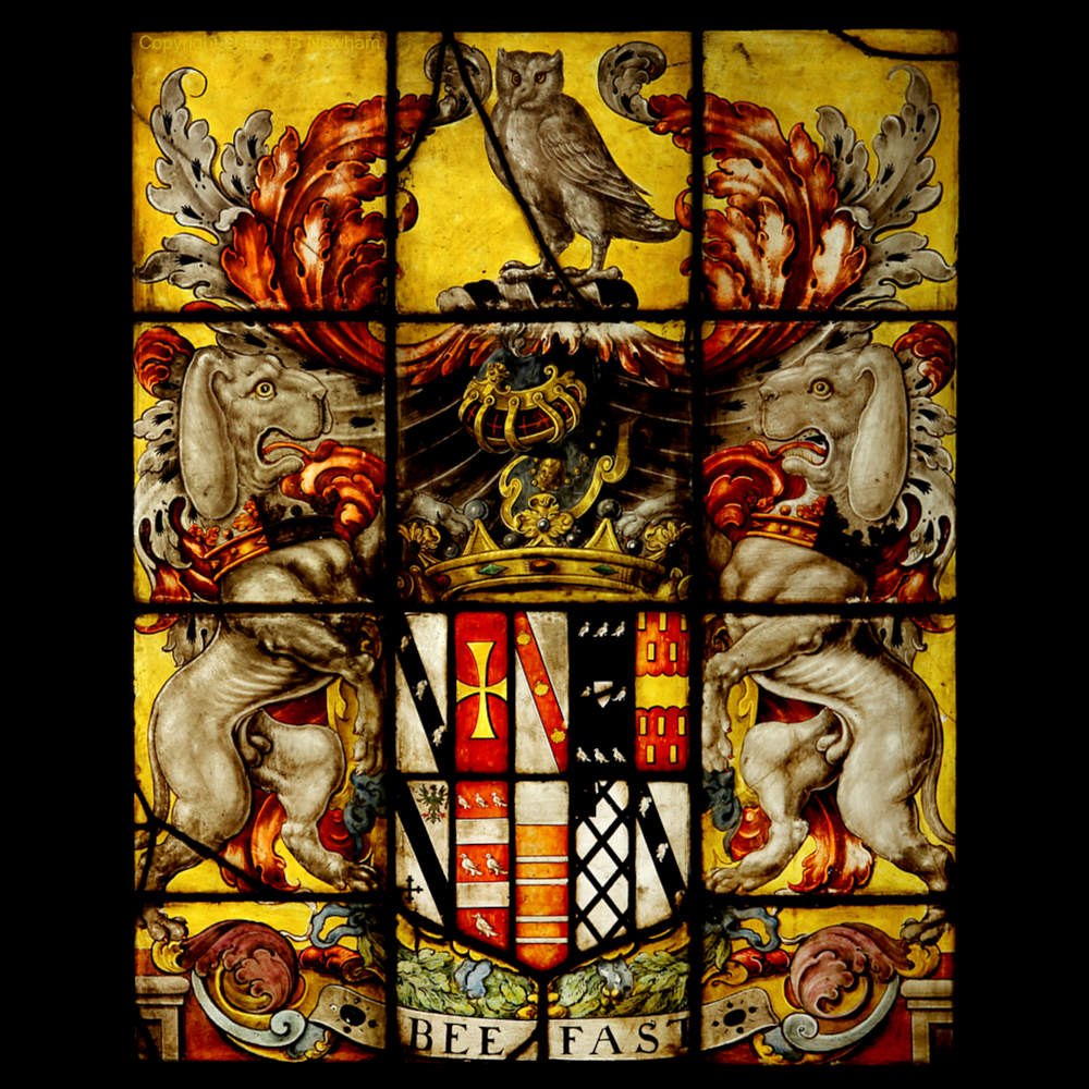 English glass painter in York, England