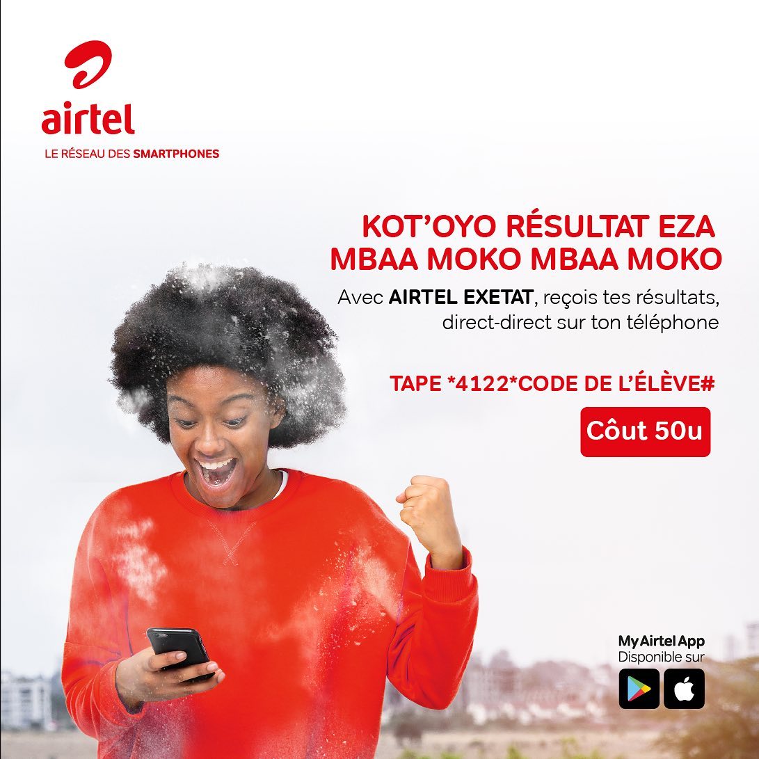 Airtel RDC - 🚨 #EXETAT2021 Les résultats de Tshopo 1,...