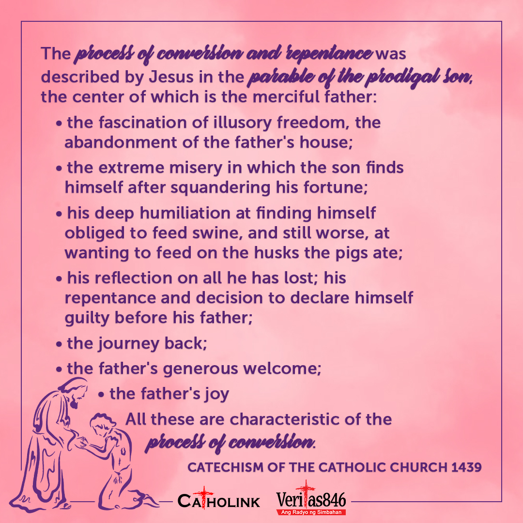 The process of conversion and... - Catholink.ph - Veritas846 | Facebook