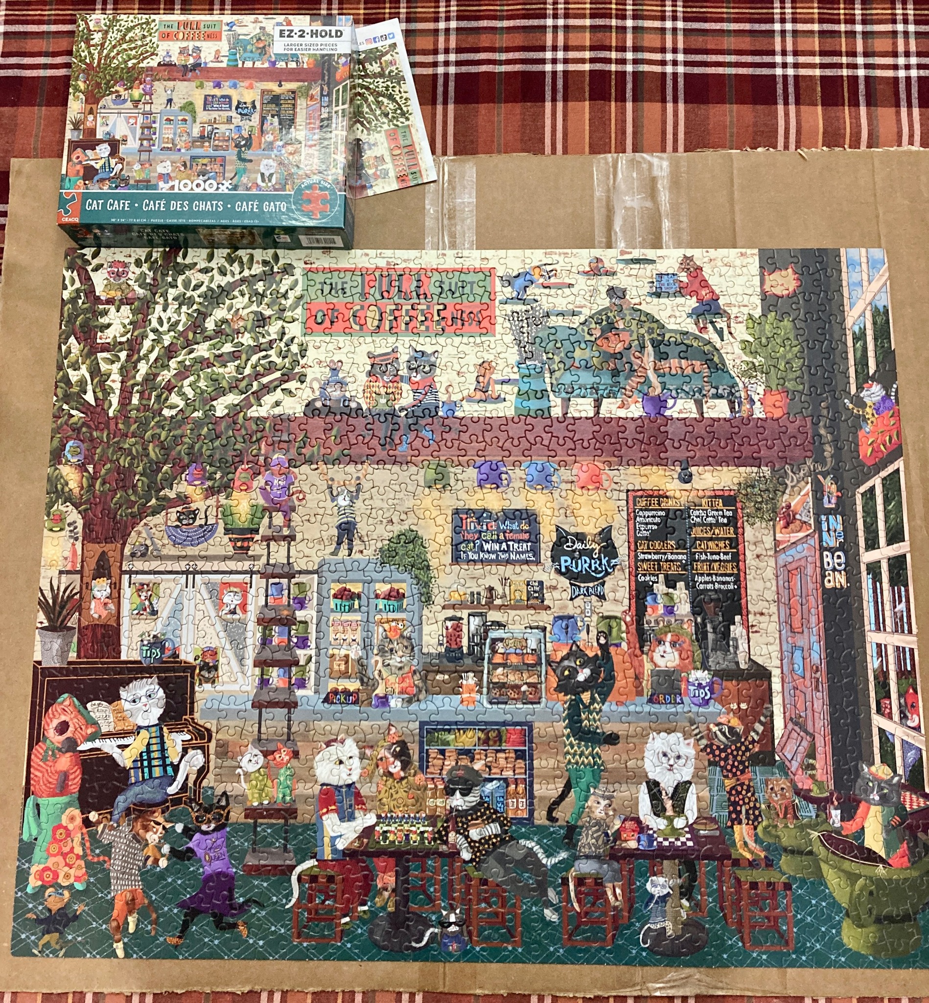 Collecting Makoto Muramatsu cat art puzzles for 30 years