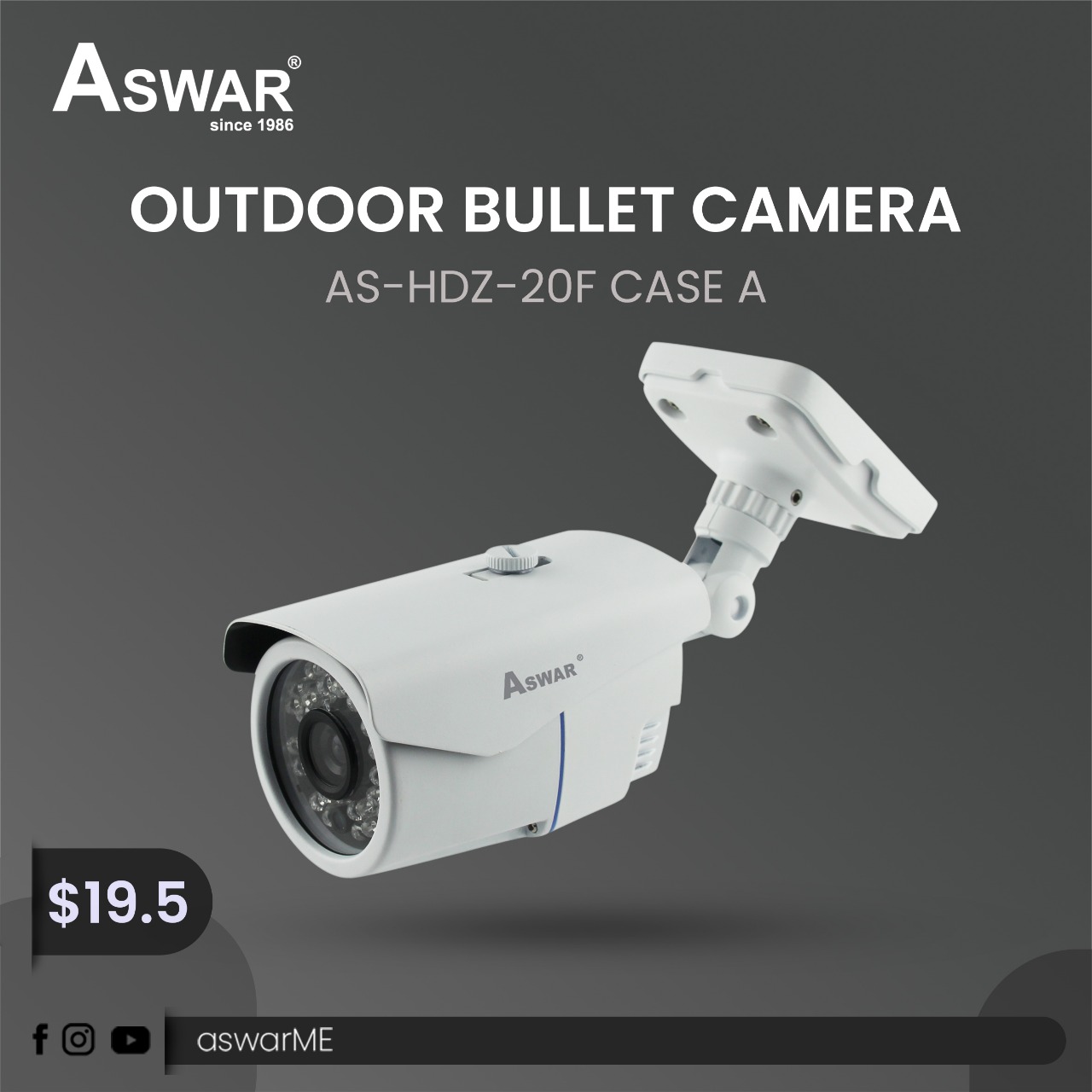 Aswar - نقدم لكم كاميرا اسوار موديل AS-HDZ-20F-CASE A... | Facebook