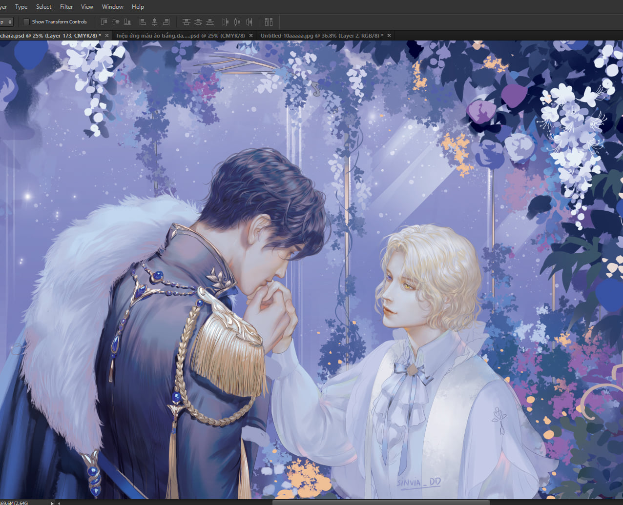 Sinvia_DD - New book cover coloring process 🥰