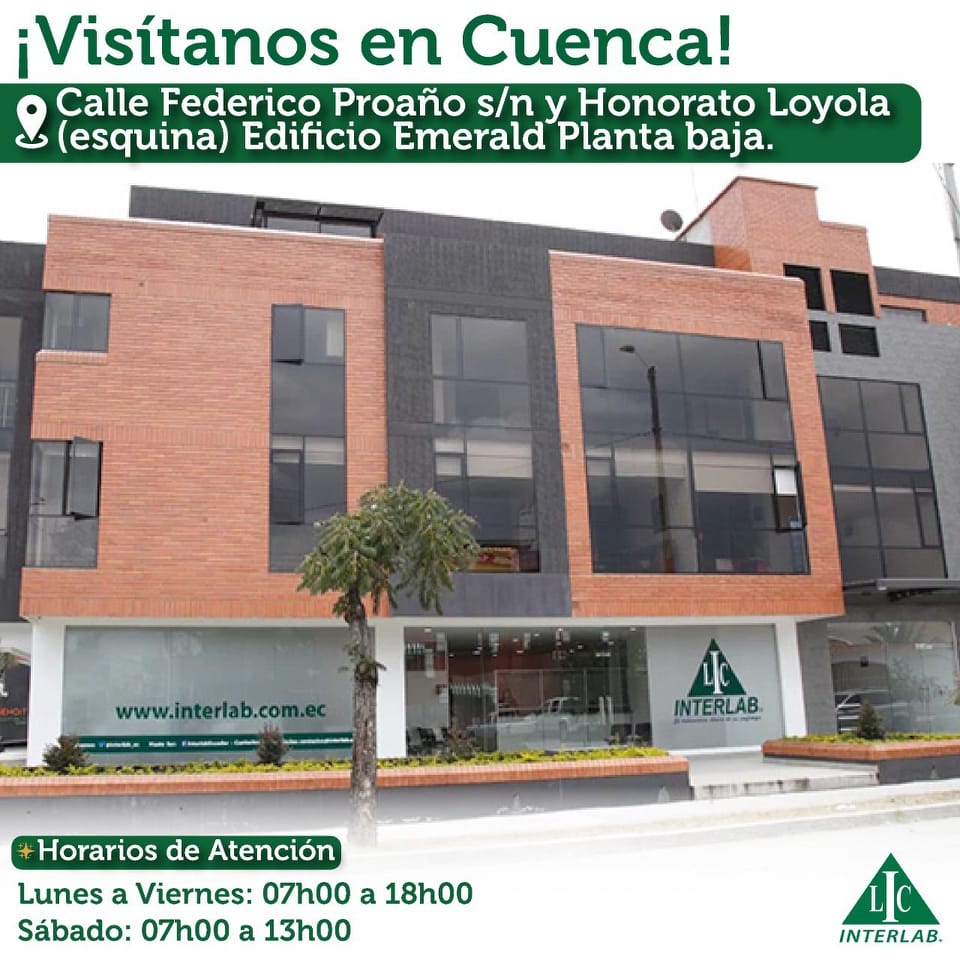INTERLAB - ¡Visítanos en Cuenca! 📍 Calle Federico Proaño s/n y Honorato ...