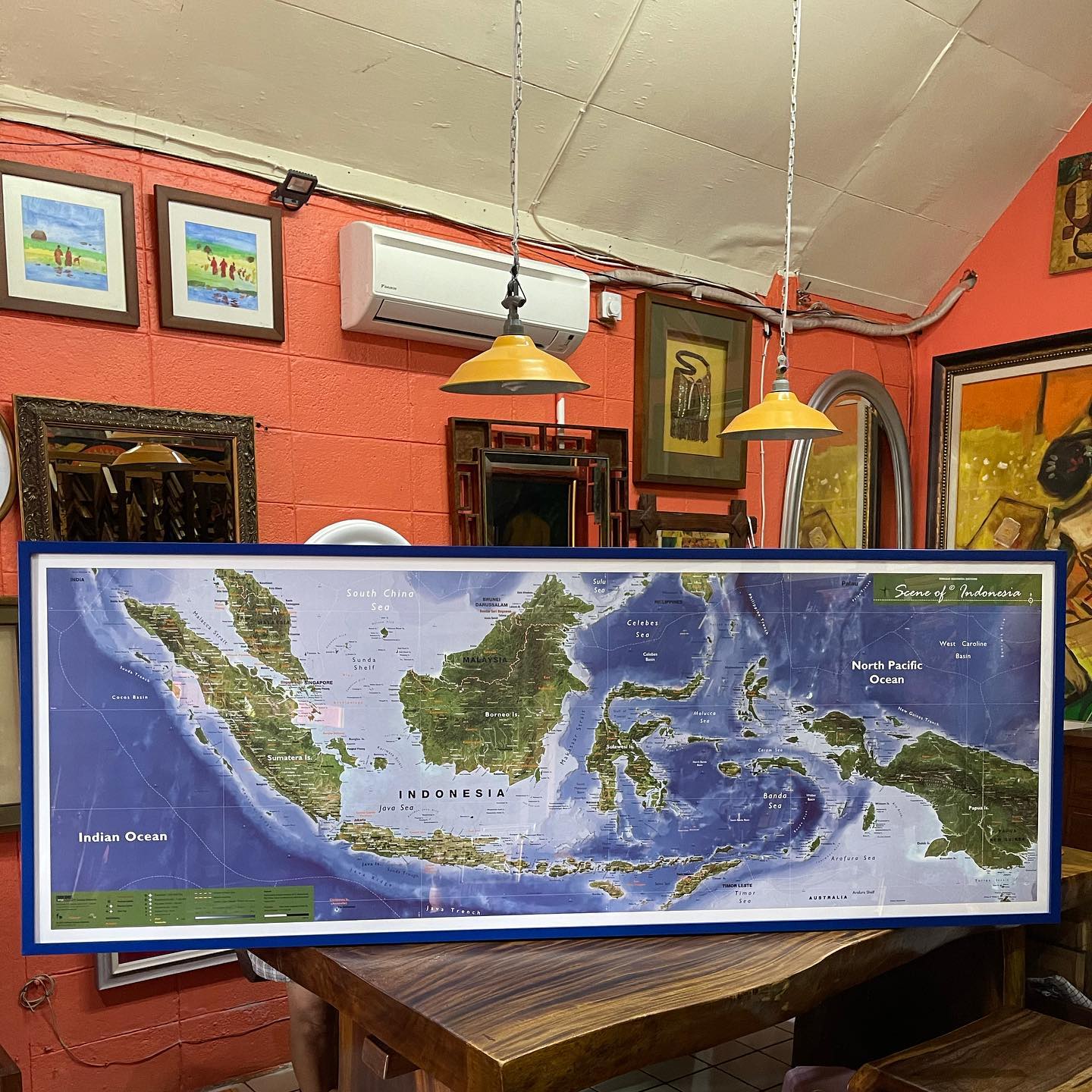 PETA size 100x250cm #peta #map... - Darusa Frame and Gallery | Facebook