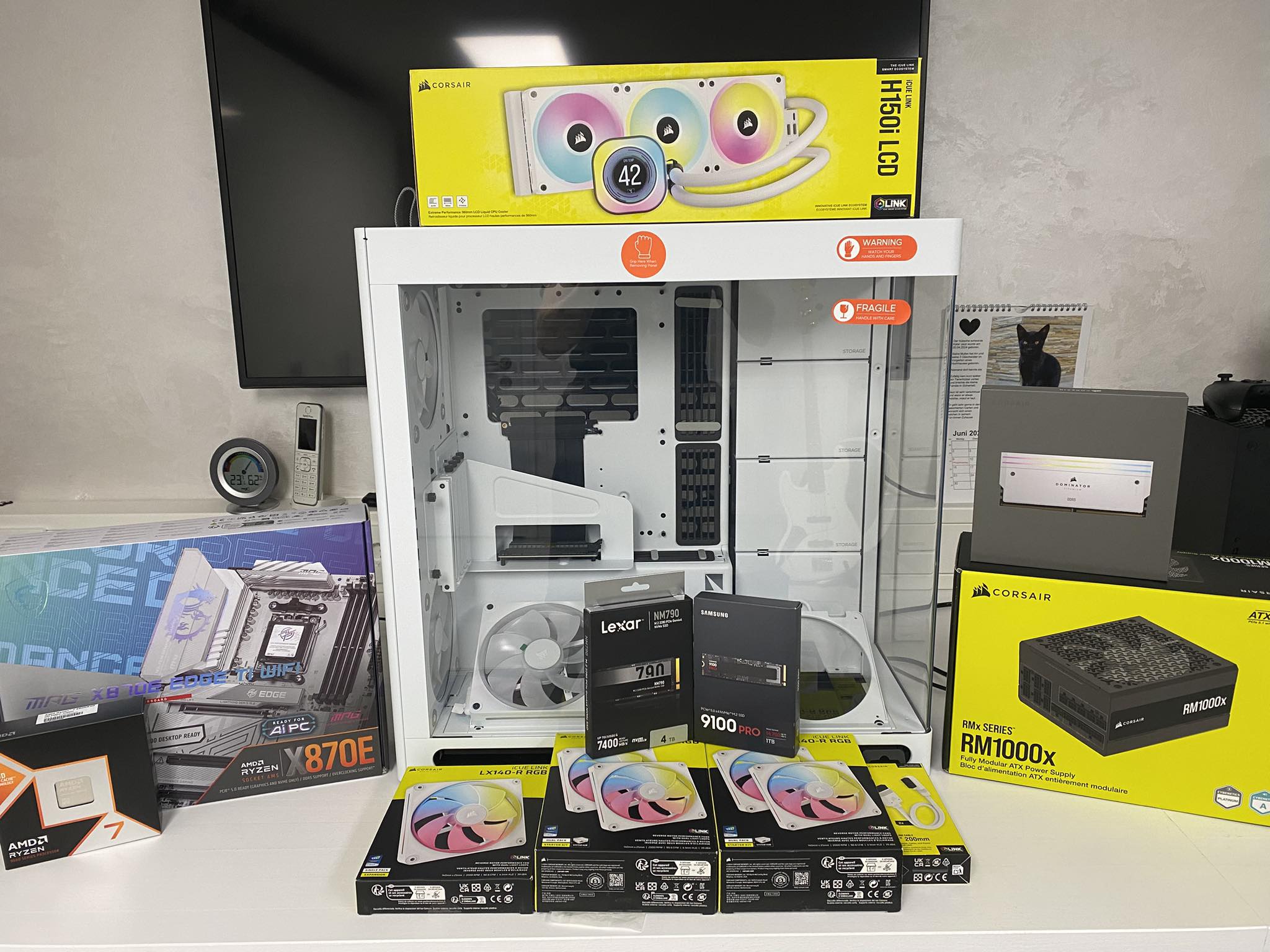 PC システ厶 (MBoard, RAM Kit, CPU & HS)