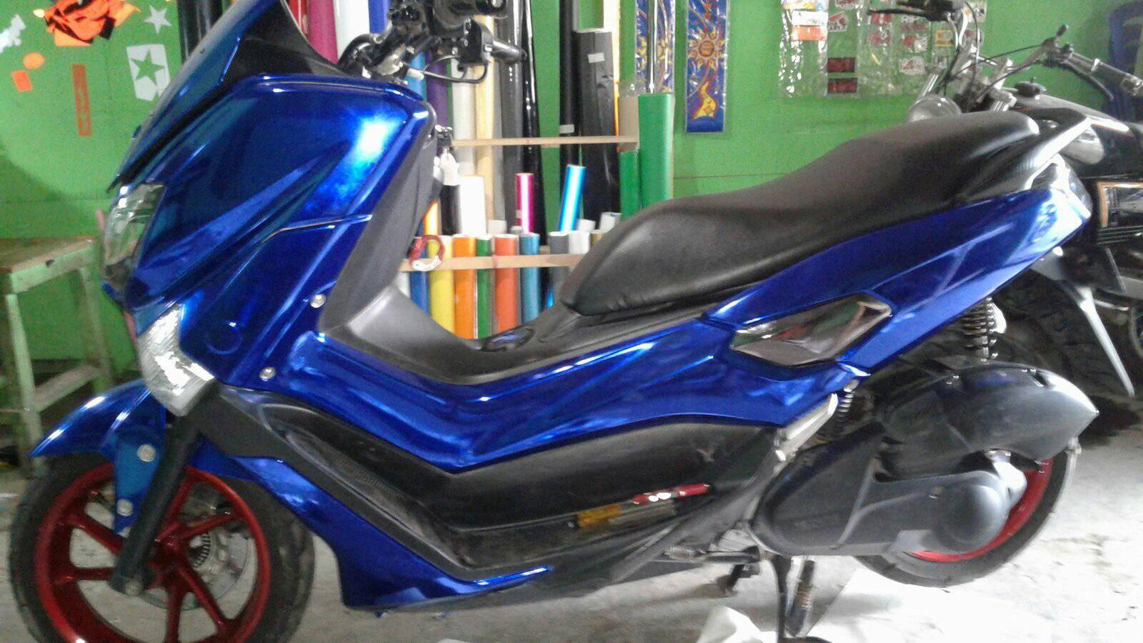 Full Wrapp Yamaha N Max Blue Chrome Y2 Cutting Sticker