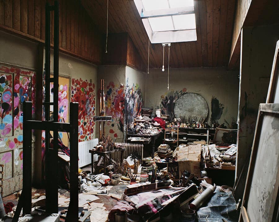 Did you think your studio was bad? Well, here's Francis Bacon in