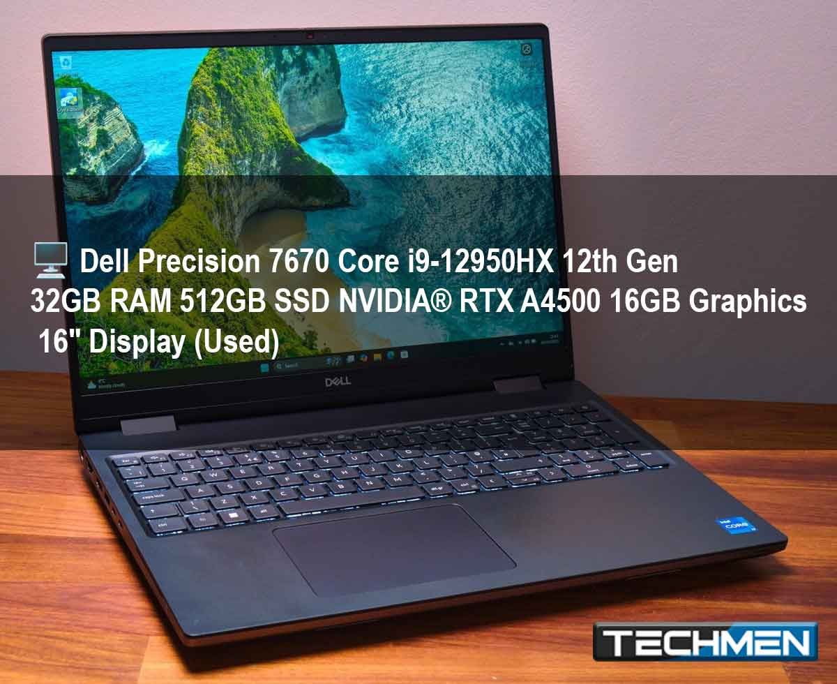 ? *IN STOCK* ? *Dell Precision 7670 Core i9-12950HX 12th Gen 