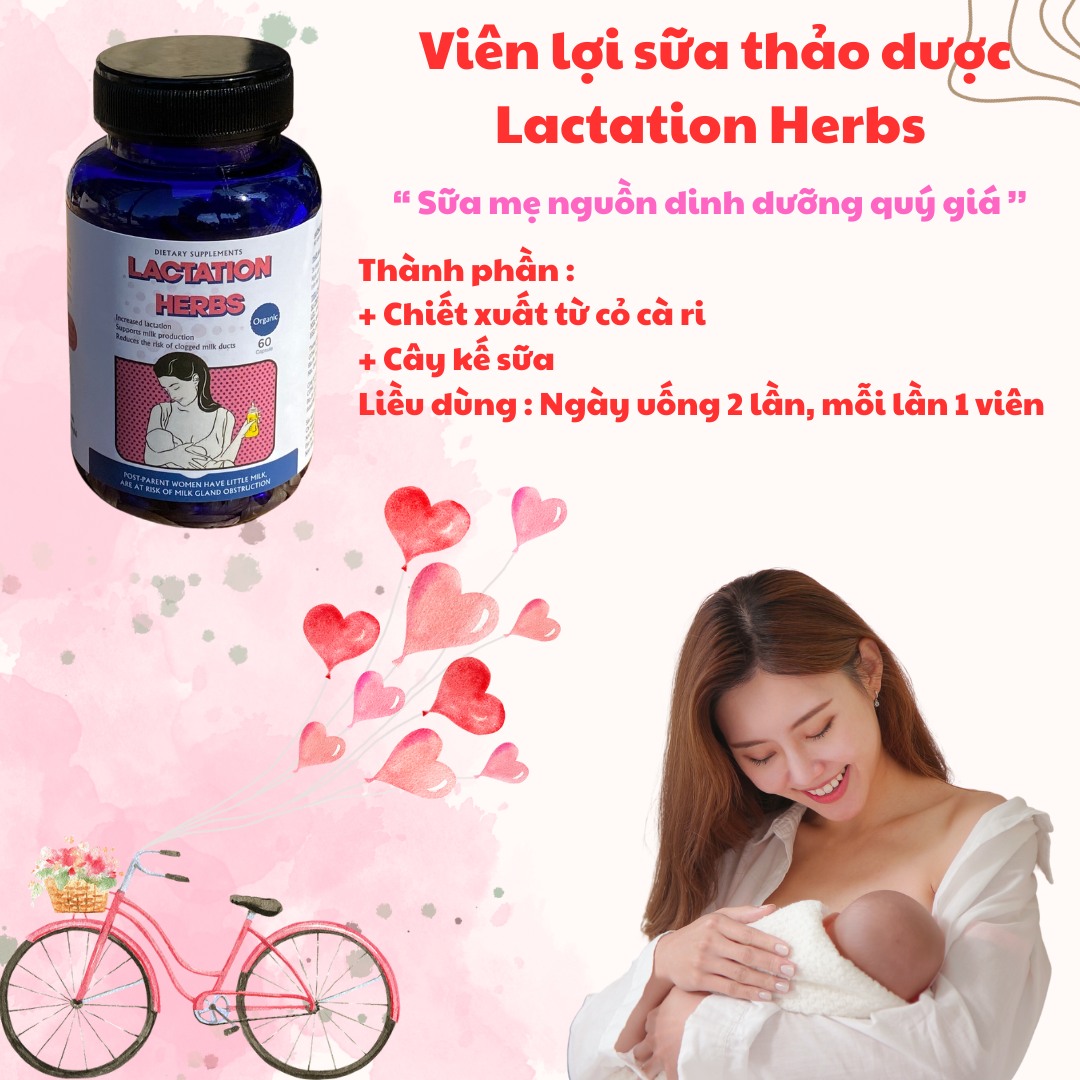 Picture Idea: Lactation Herbs Viên Lợi Sữa Thần Thánh Lactation