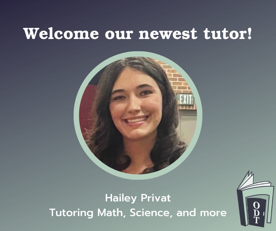 🔊🔊Please help me welcome a new tutor... - Open Door Tutoring | Facebook