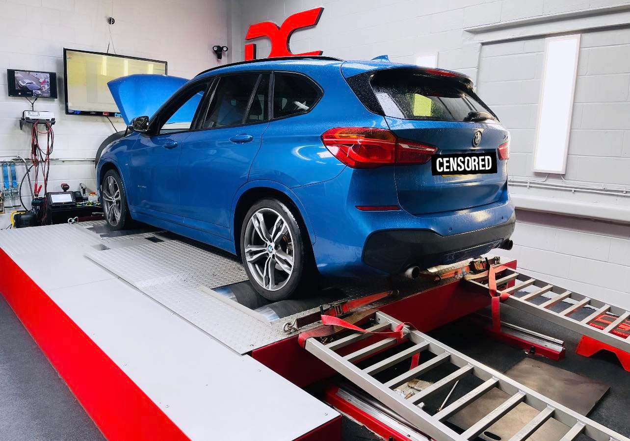 BMW X1 with CRTD4 Twin Channel Tuning System. Power was increased 