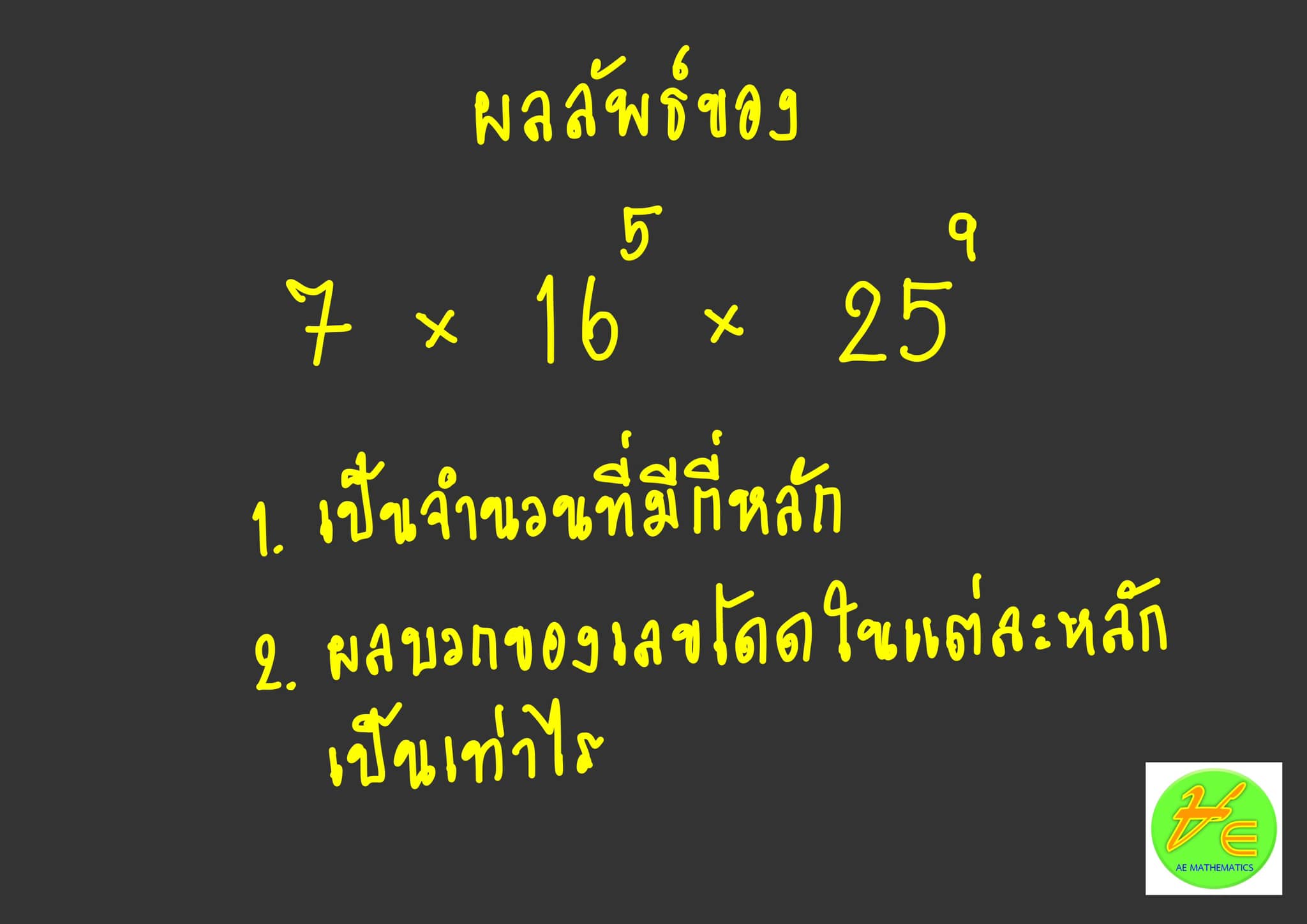 AE MATHEMATICS